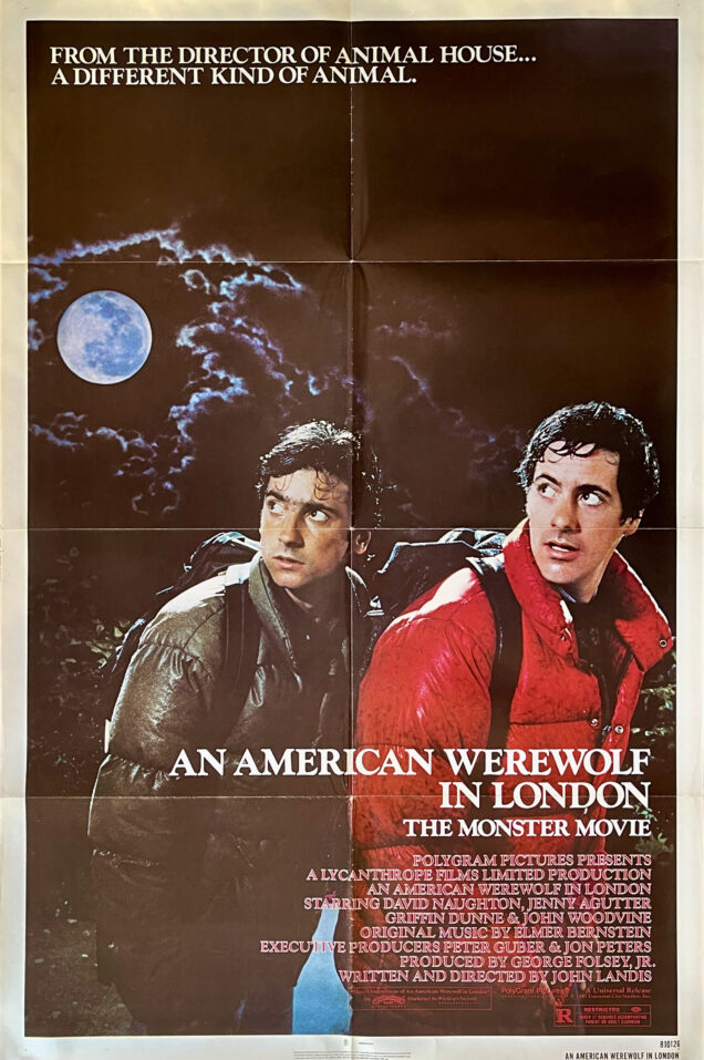 Original An American Werewolf in London Movie Poster - John Landis
