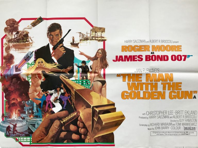 James Bond: The Man With The Golden Gun - Vintage Movie Posters