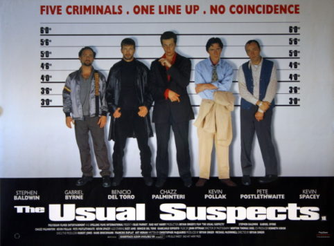 The Usual Suspects Classic 90s Movie Art Large Poster Print Gift A0 A1 A2 A3