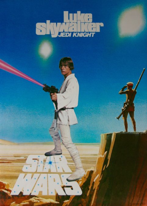 Original Star Wars: Episode IV - A New Hope Movie Poster - Luke Skywalker