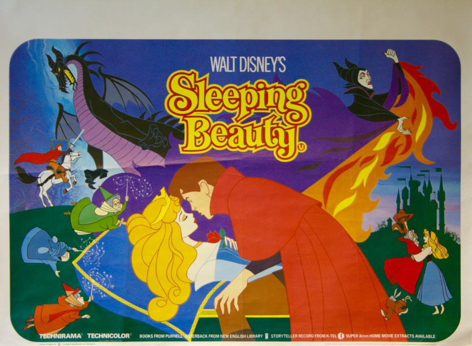 Sleeping Beauty Movie Poster - Vintage Movie Posters