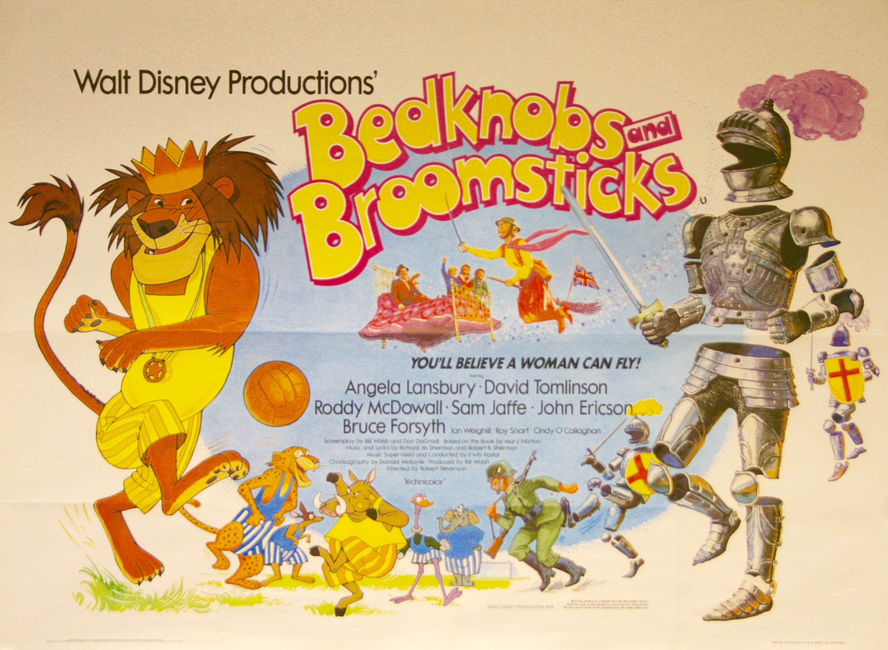 Bedknobs and Broomsticks Movie Poster - Vintage Posters