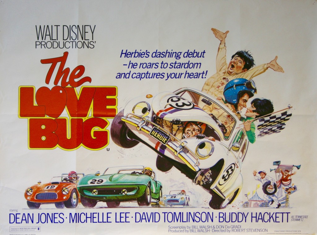 The Love Bug Movie Poster Vintage Movie Posters