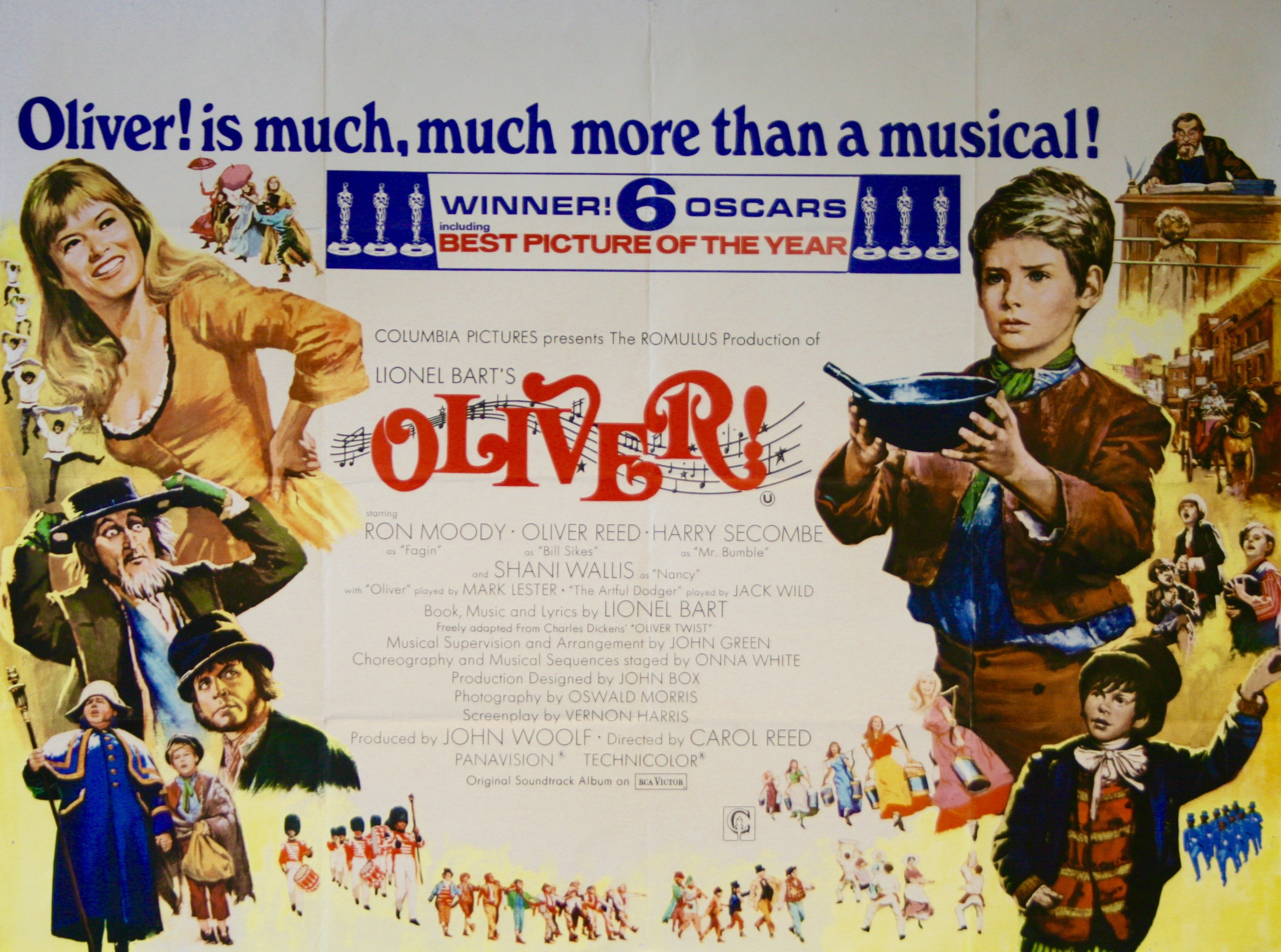 OLIVER Movie Poster - Vintage Movie Posters