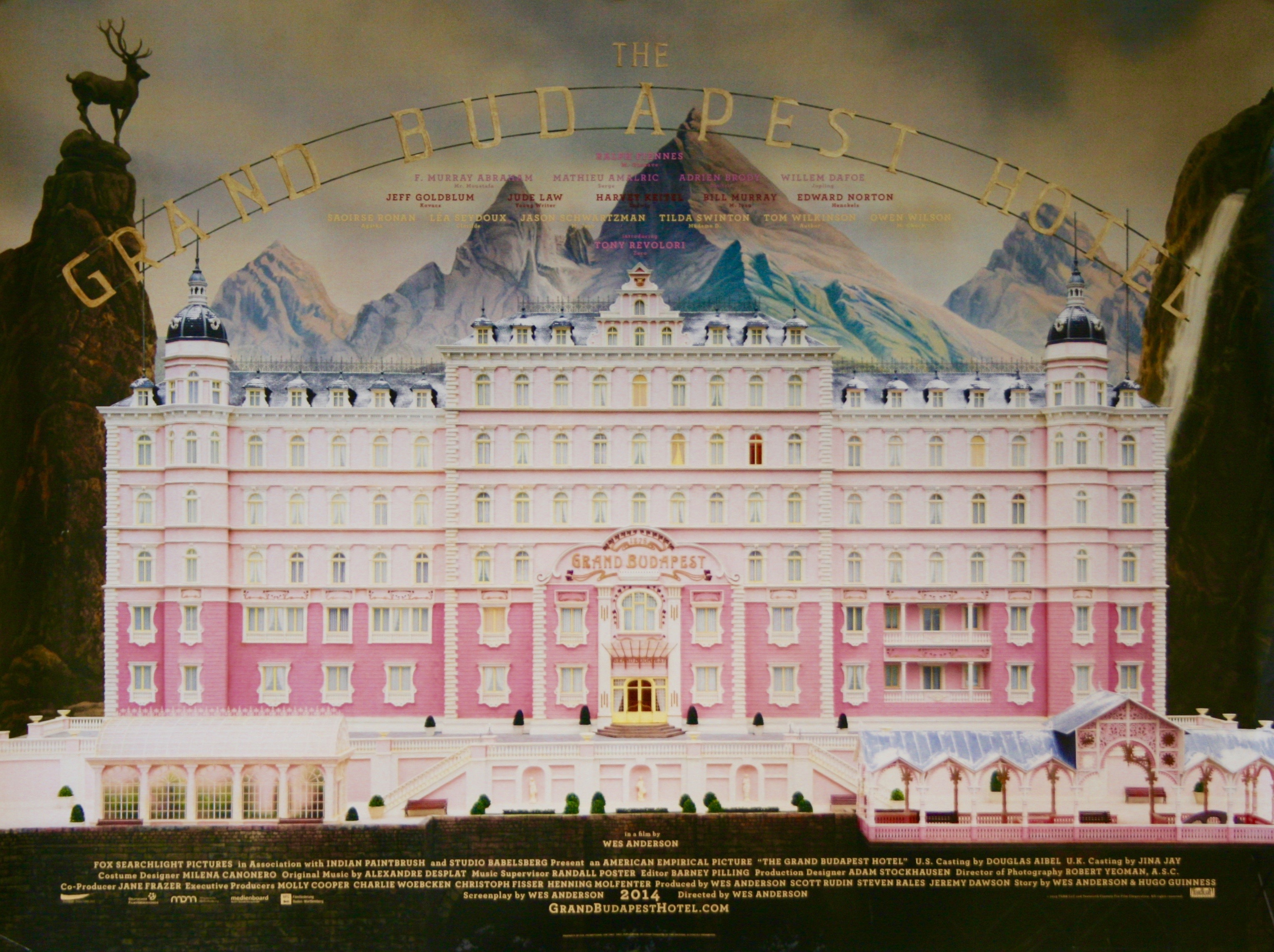 nul Troende pære The Grand Budapest Hotel Movie Poster - Original Poster