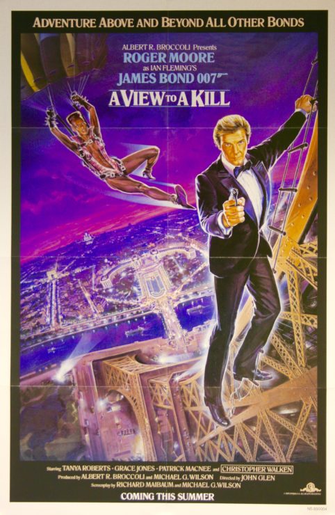 James Bond A View To A Kill Vintage Movie Posters