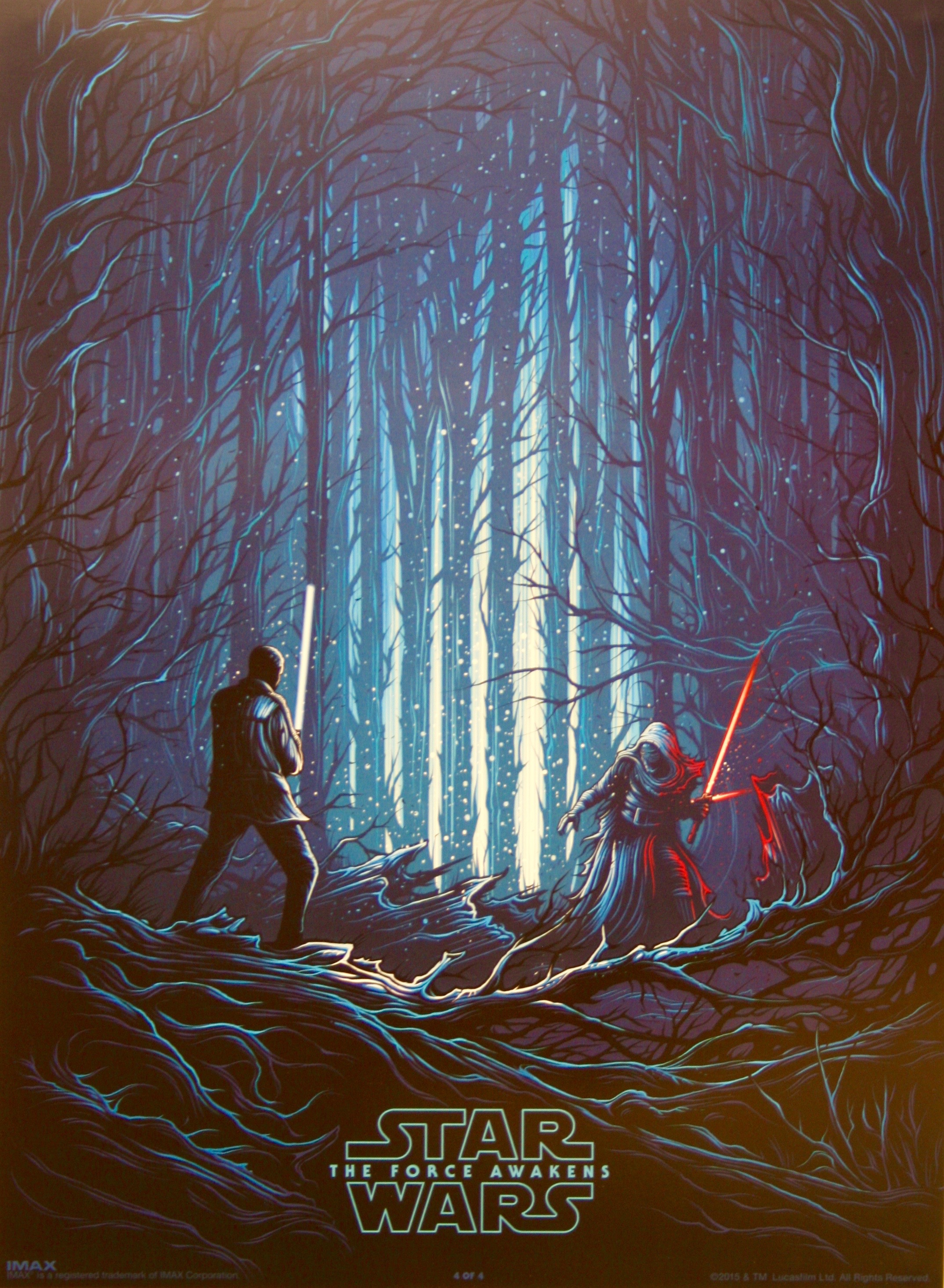 Star Wars The Force Awakens Vintage Movie Posters