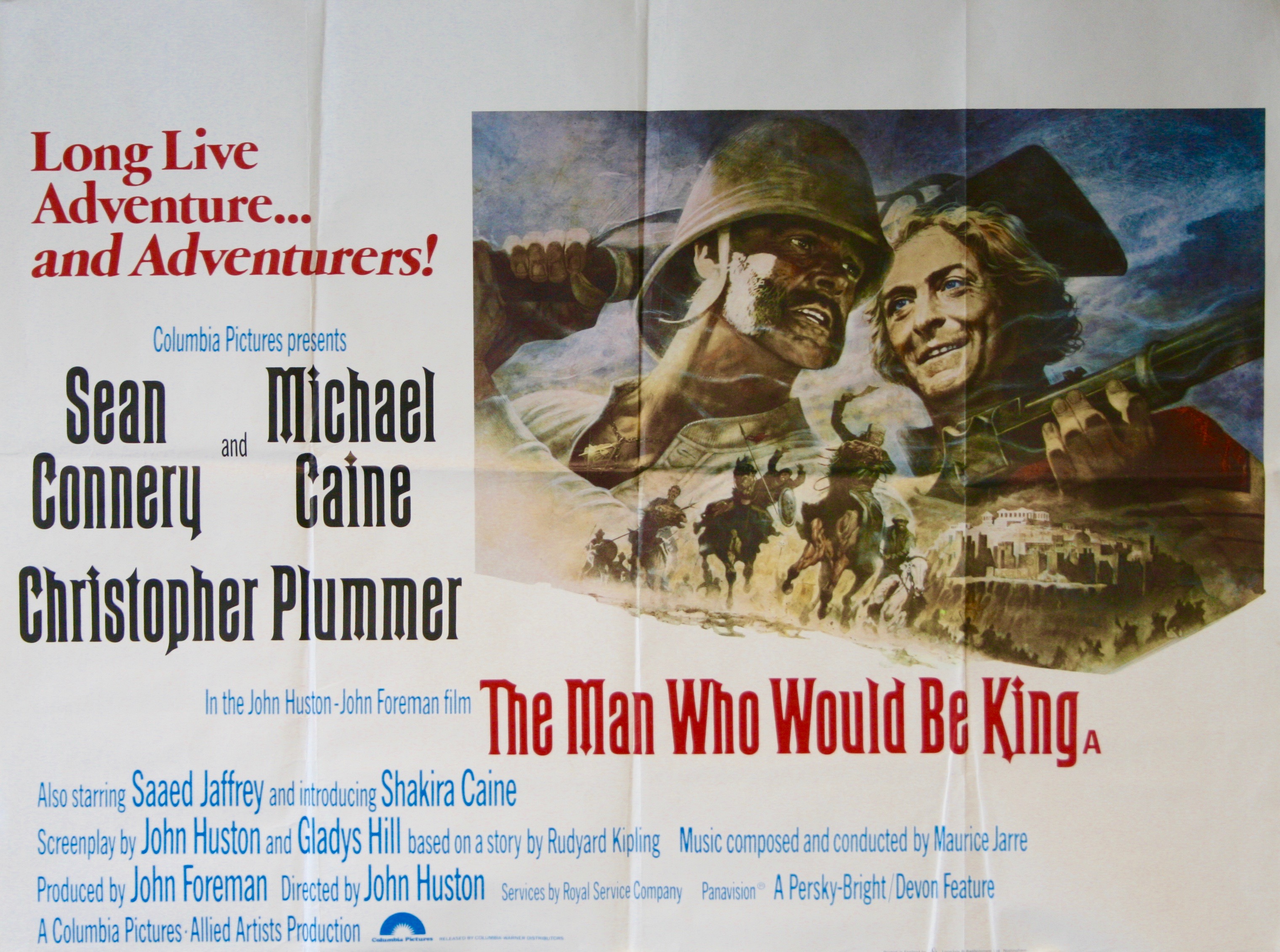 The Man Who Would Be King Vintage Movie Posters