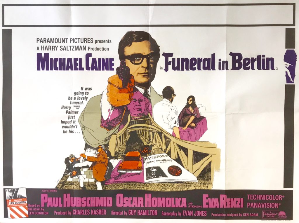 Funeral in Berlin Vintage Movie Posters