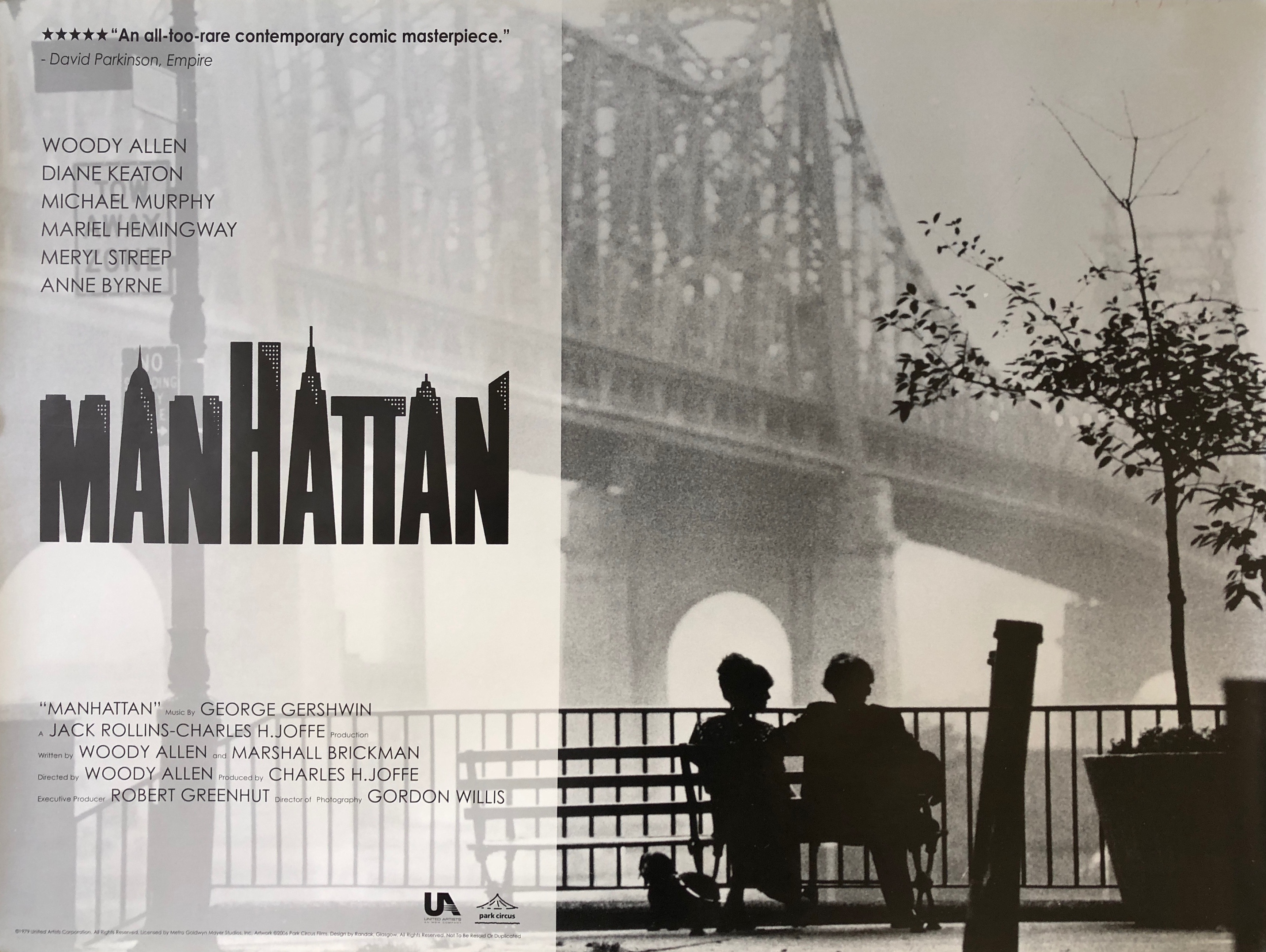 A4 available A2 A1 A3 Manhattan Woody Allen Vintage Movie Poster 
