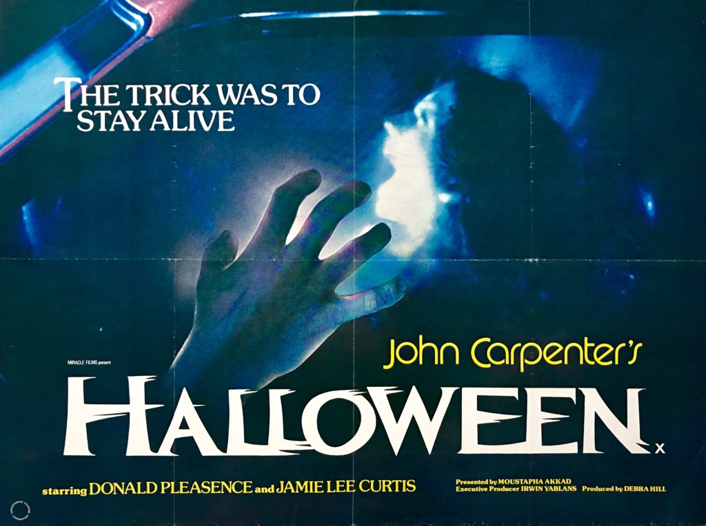 Halloween movie poster rare vintage film posters