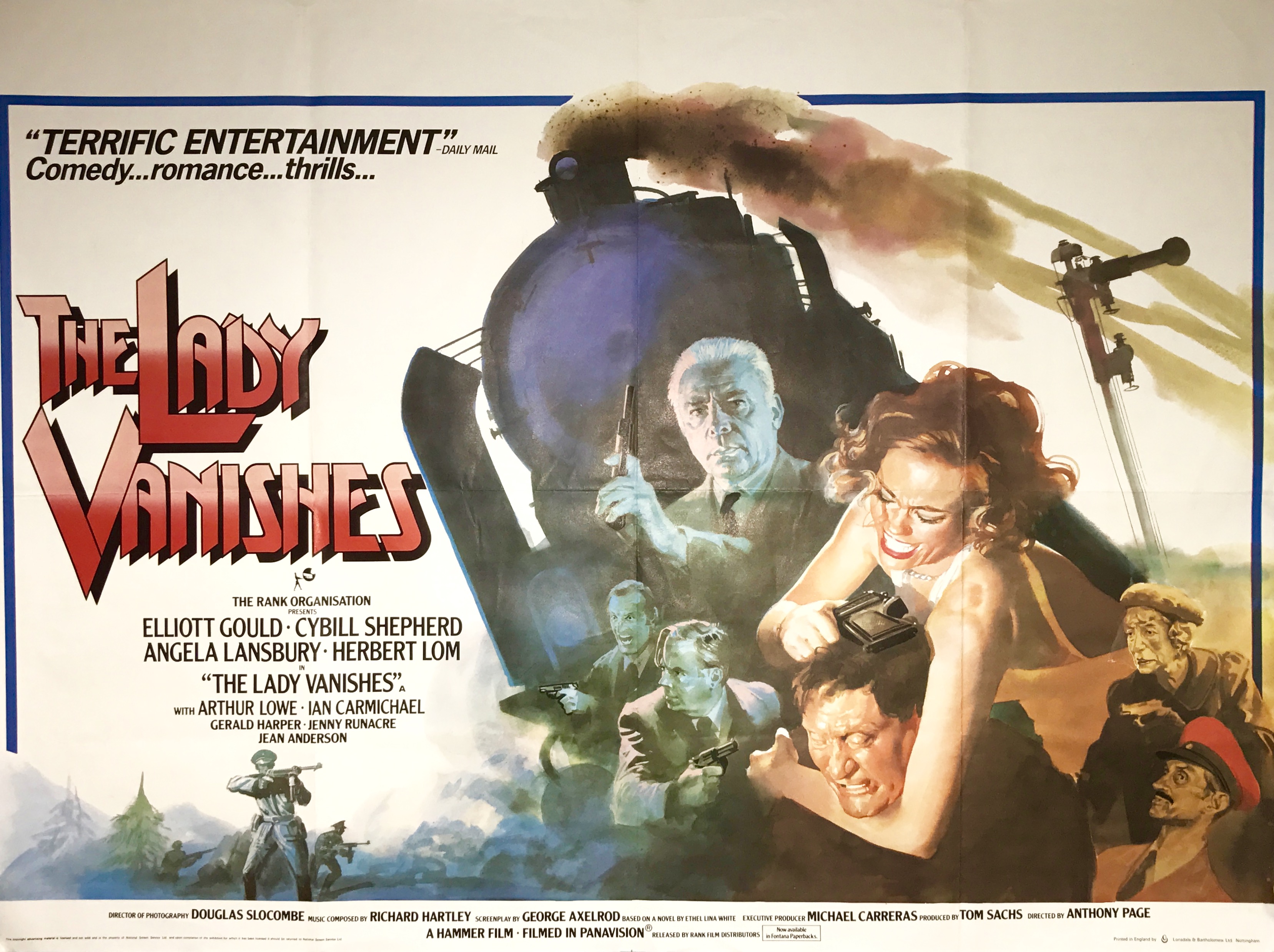 The Lady Vanishes (1979) UK style B quad poster