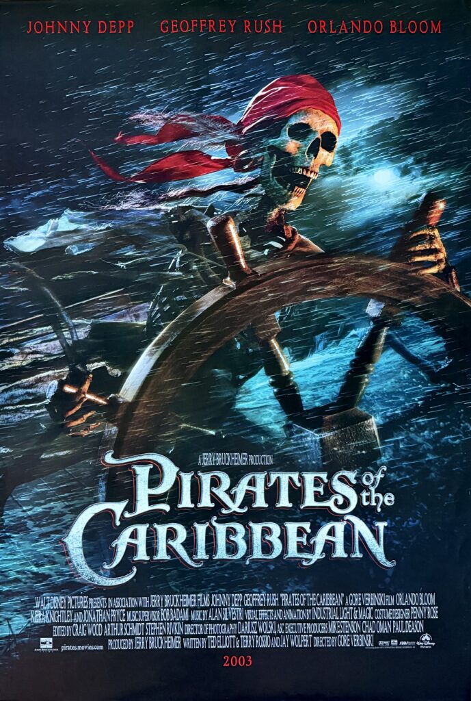 Pirates of the Caribbean: The Curse of the Black Pearl Movie Poster