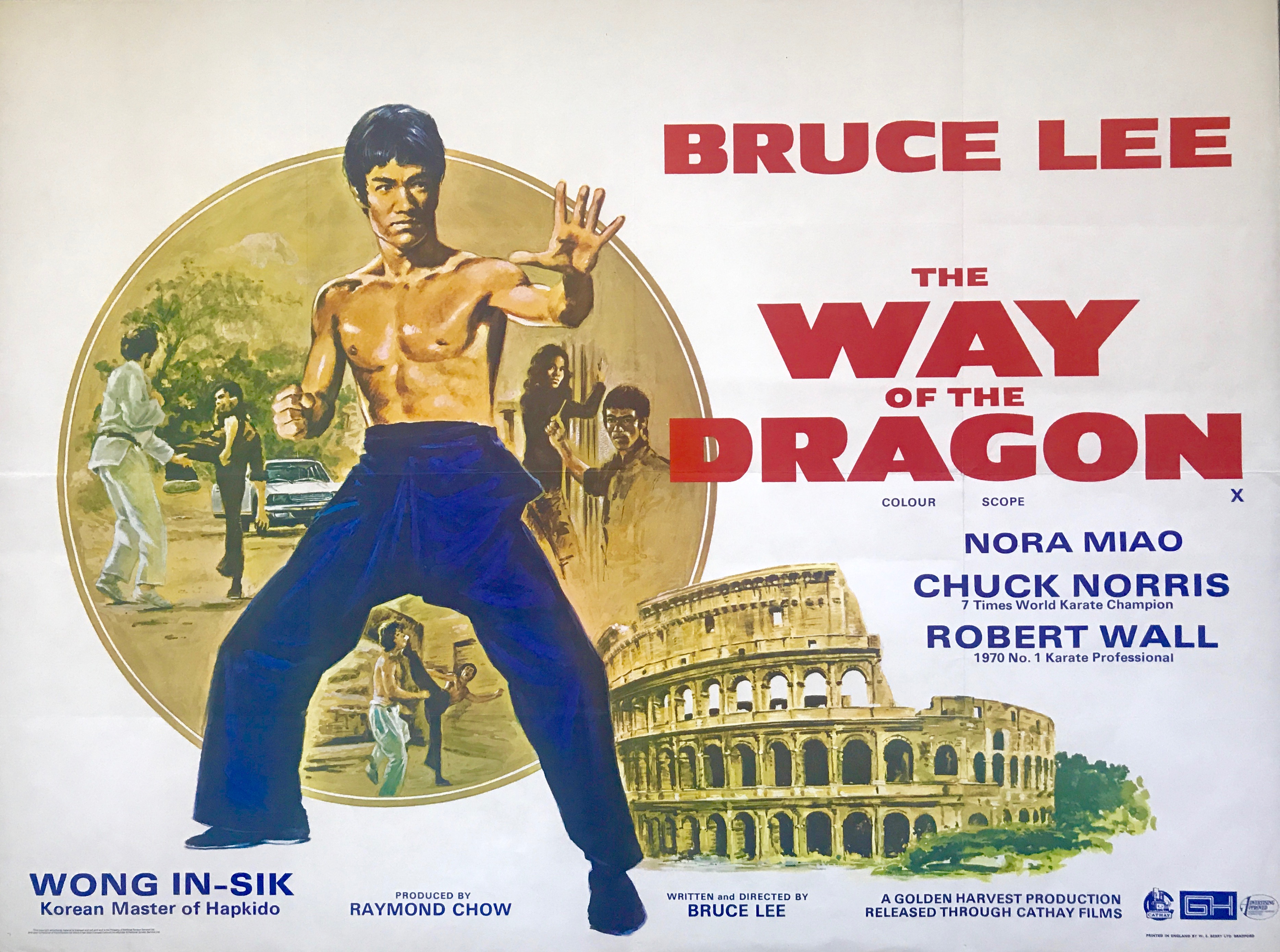 The Way Of The Dragon Vintage Movie Posters