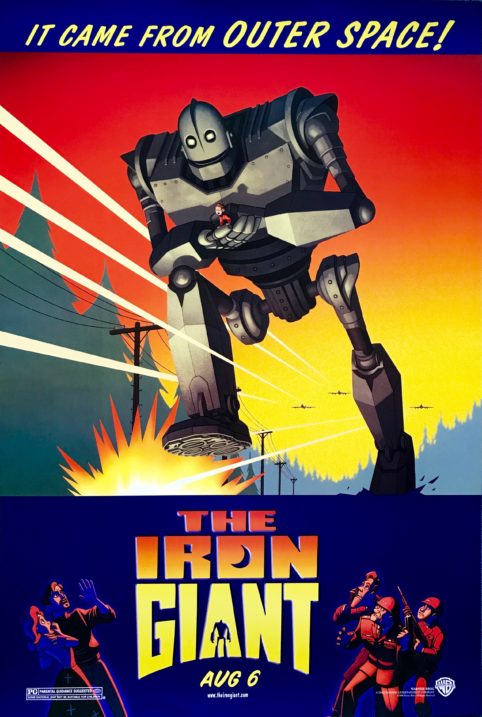 Iron Giant movie poster - vintage movie posters