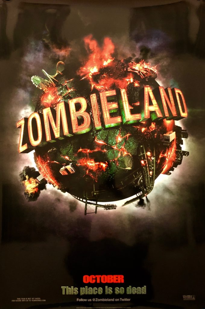 Original Zombieland Movie Poster - Woody Harrelson - Horror