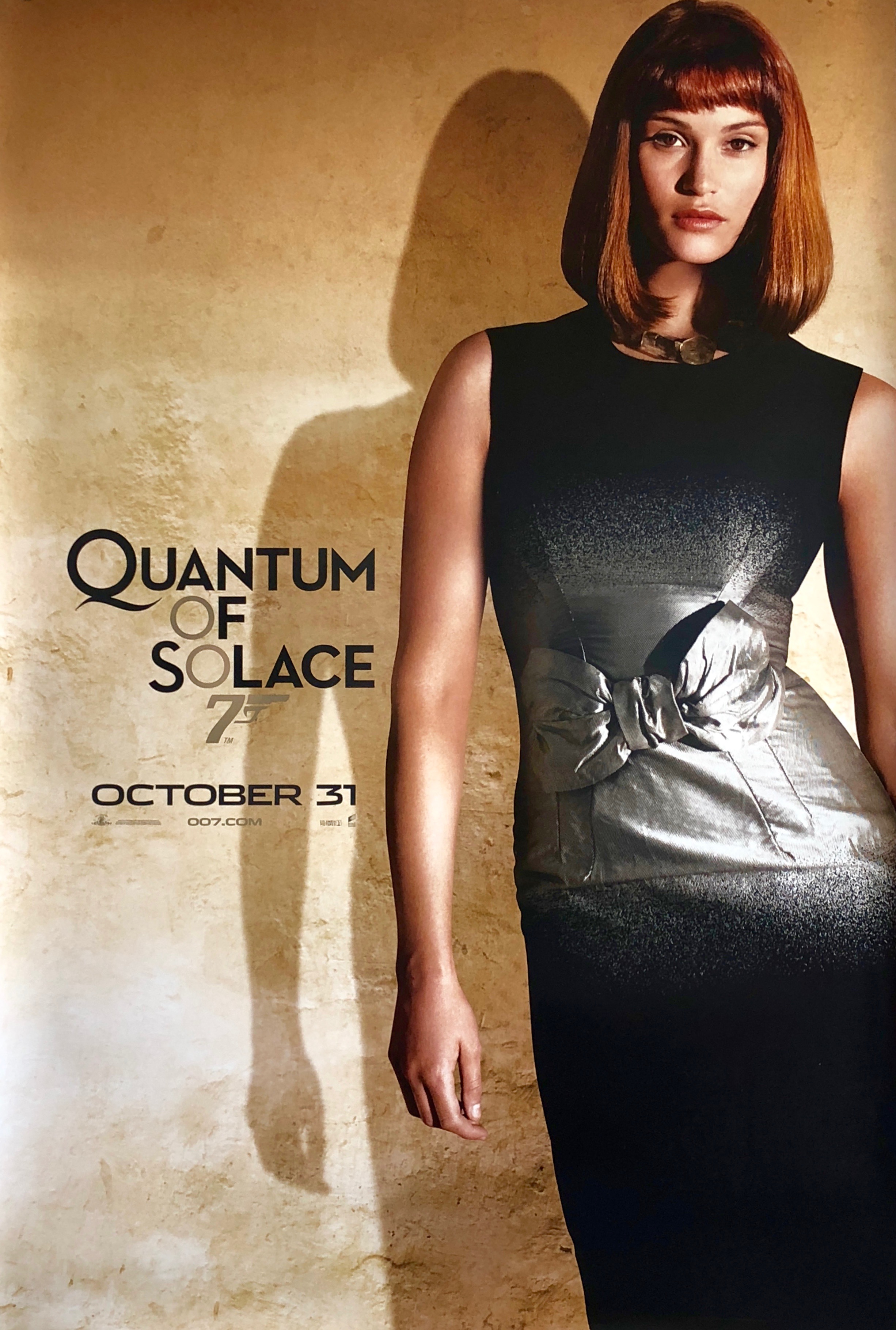 Original James Bond Quantum of Solace Movie Poster Gemma Arterton