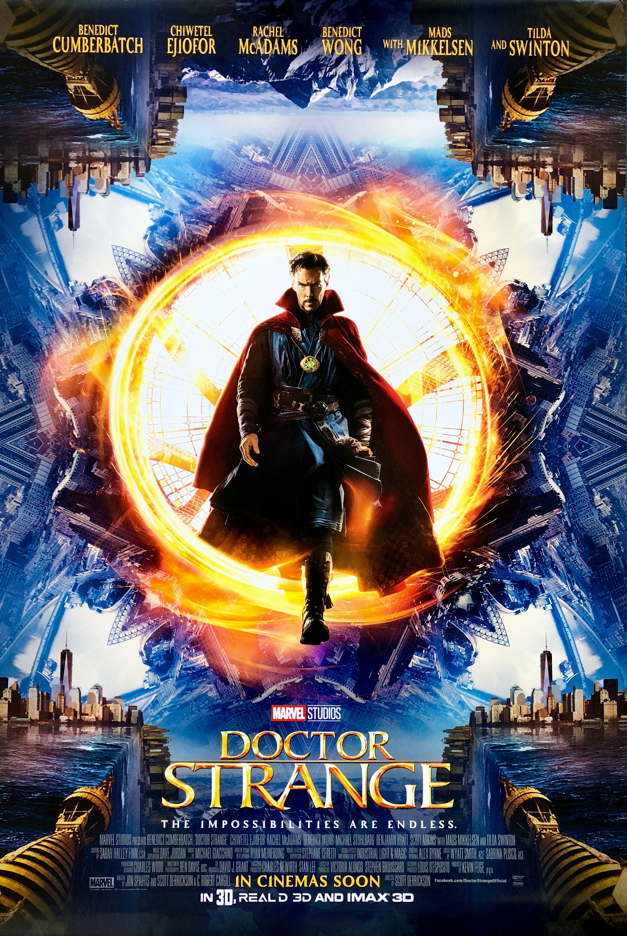 Original Doctor Strange Movie Poster - Marvel - Benedict Cumberbatch