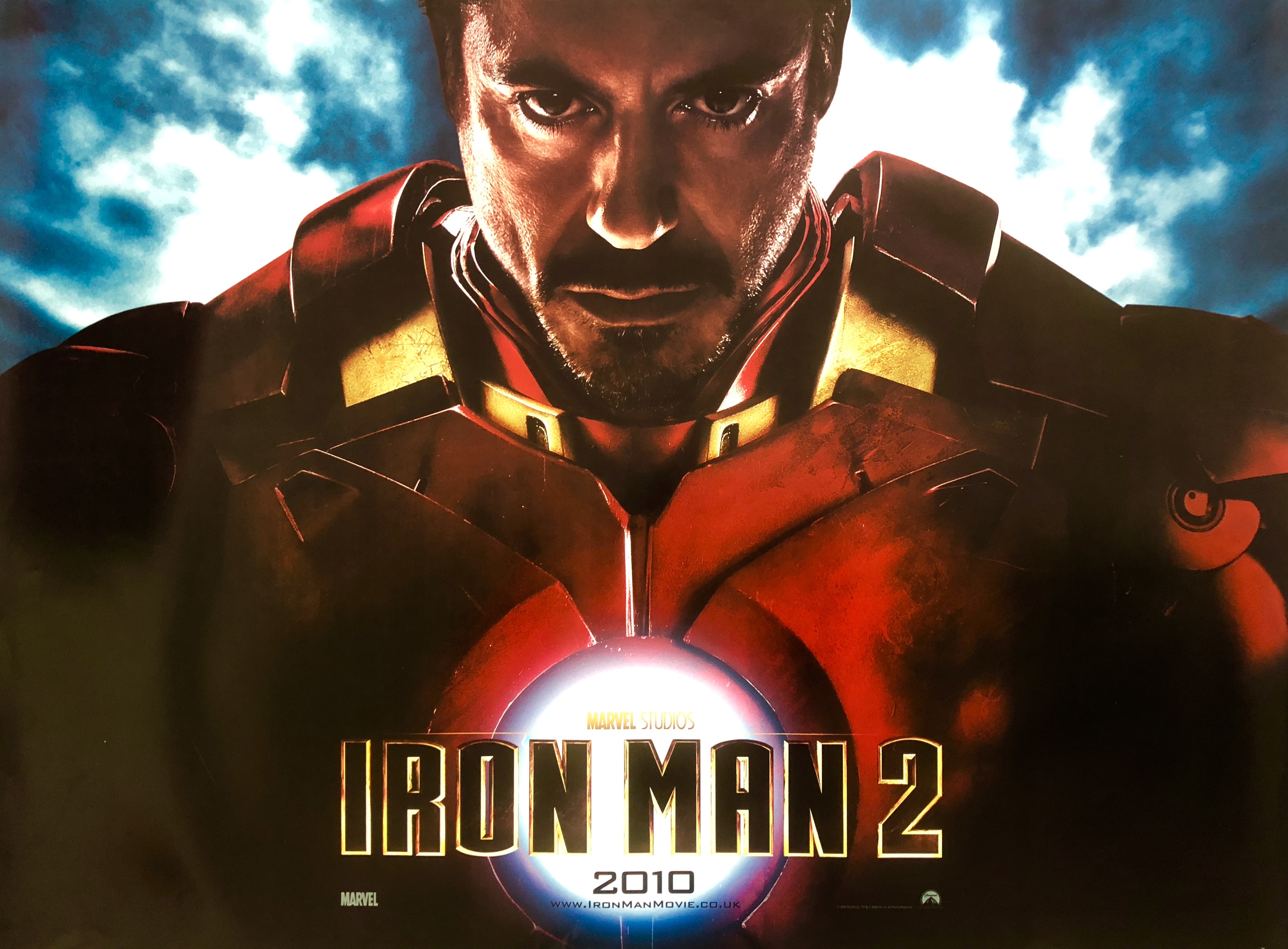 Iron Man Teaser Two Sided 27"x40' inches Original Movie Poster by Marvel