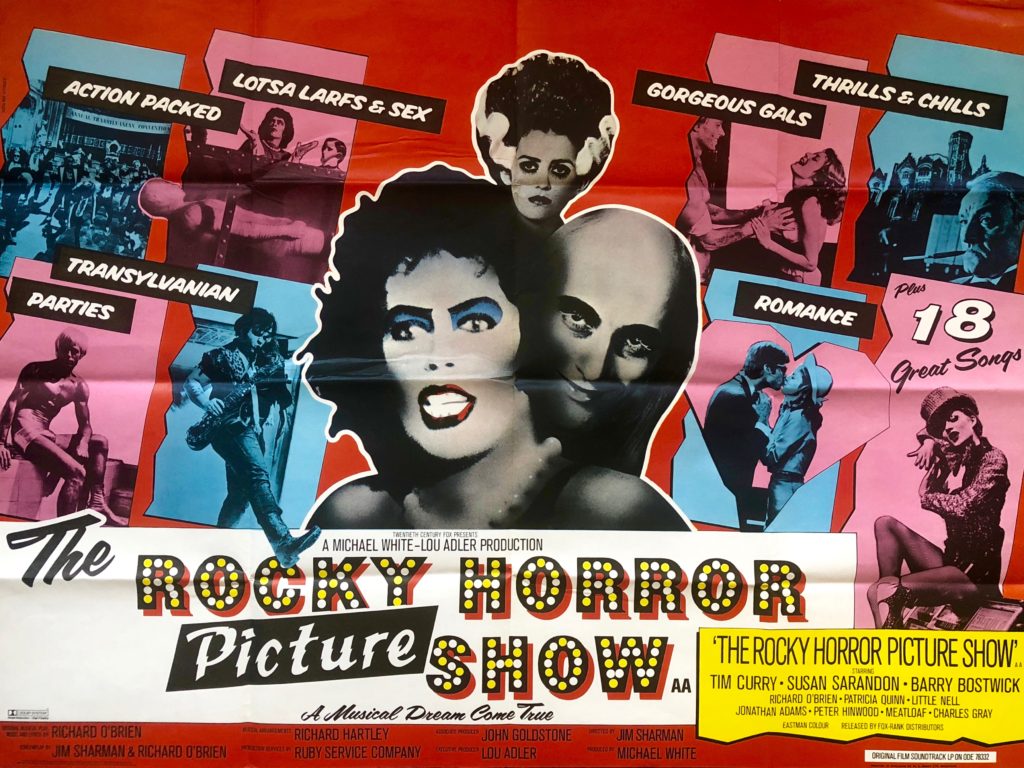 Original The Rocky Horror Picture Show Movie Poster - Tim Curry