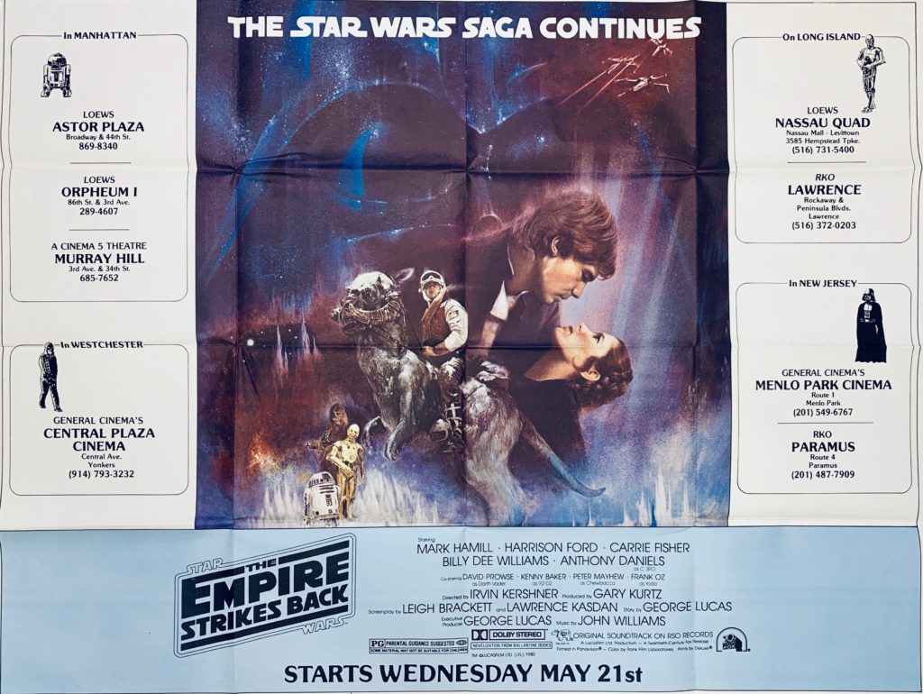 Original Star Wars: Episode V - The Empire Strikes Back Movie Poster