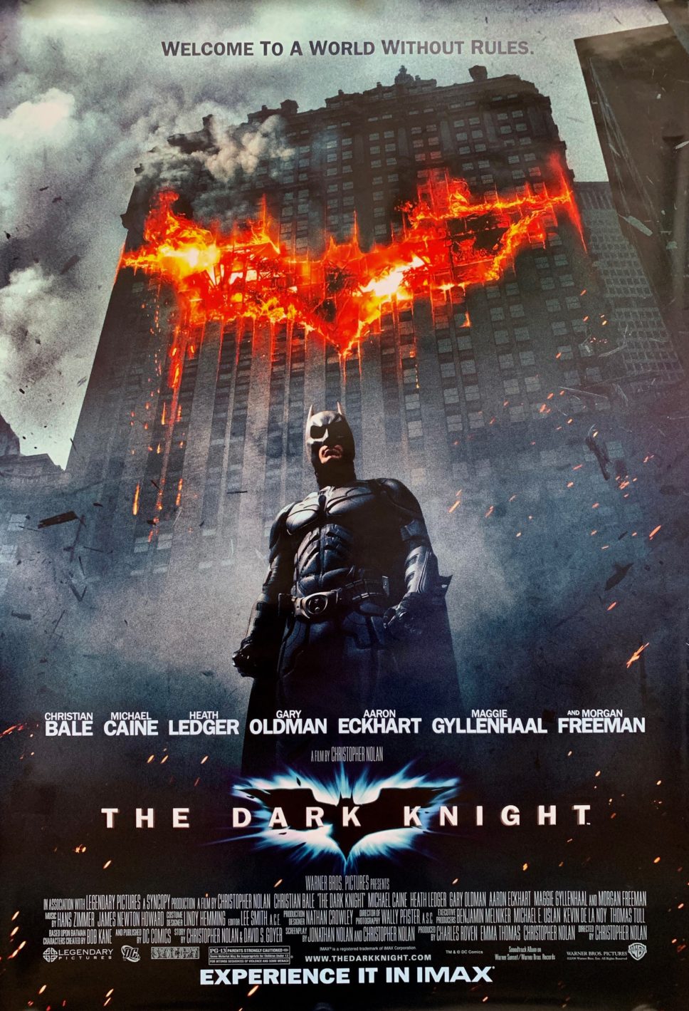 Original Batman The Dark Knight Movie Poster Christian Bale — free download
