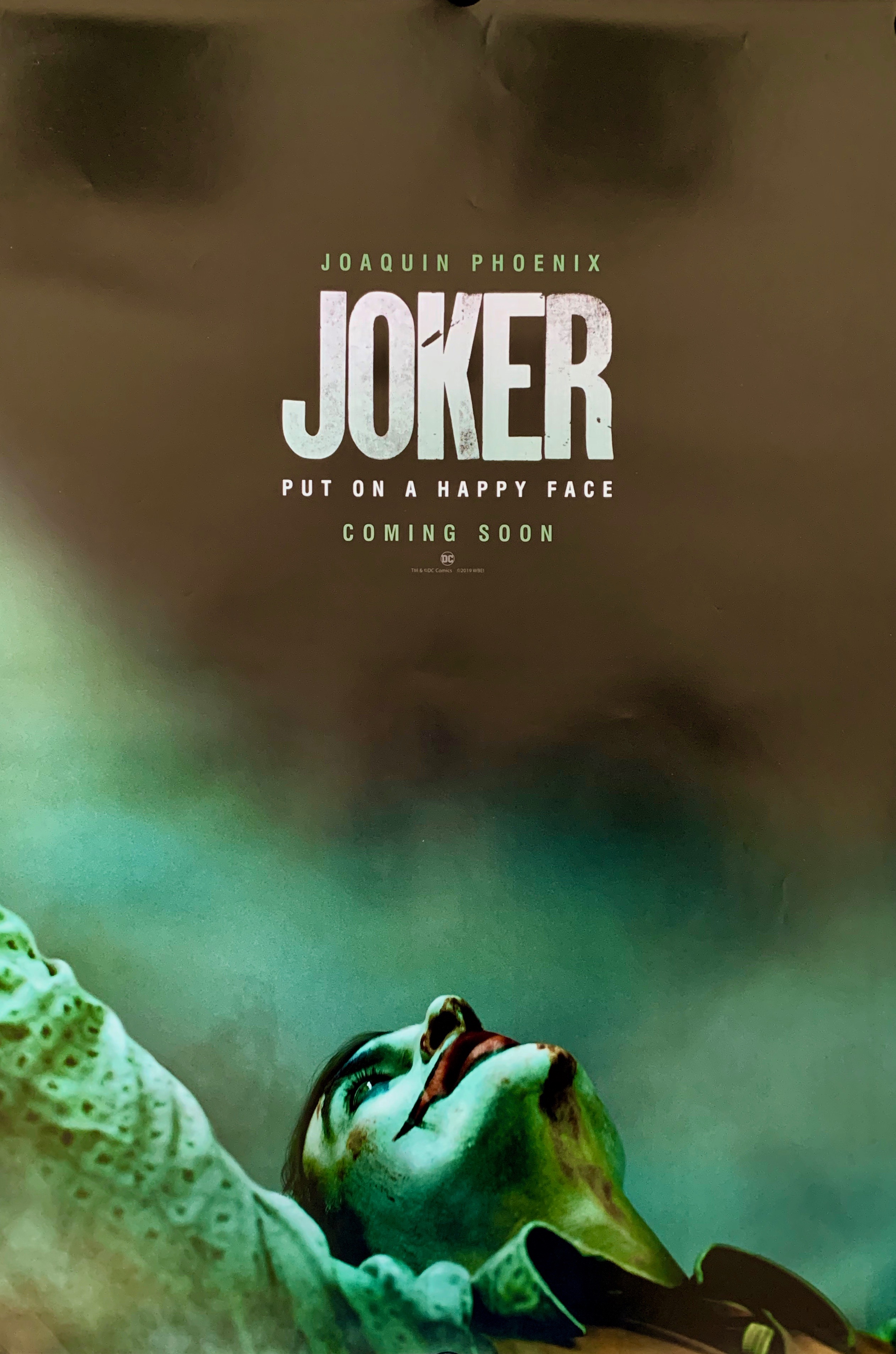 eksplodere Tålmodighed bag Original Joker Movie Poster - Joaquin Phoenix - Batman - Gotham City