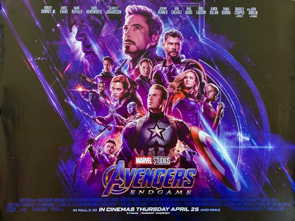 Original Avengers: Endgame Movie Poster - Iron Man - Captain America