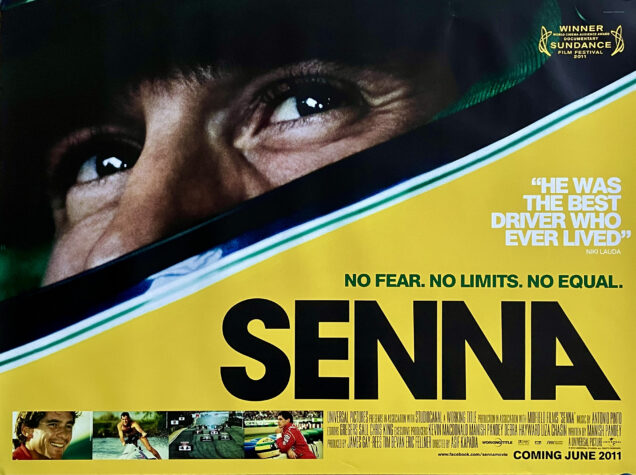 Original SENNA Movie Poster - Ayrton Senna - Motor Racing