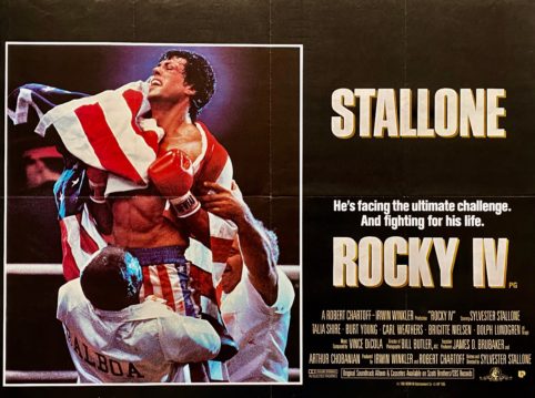 Rocky IV Vintage Movie Poster A1 A4 Sizes Available A3 A2