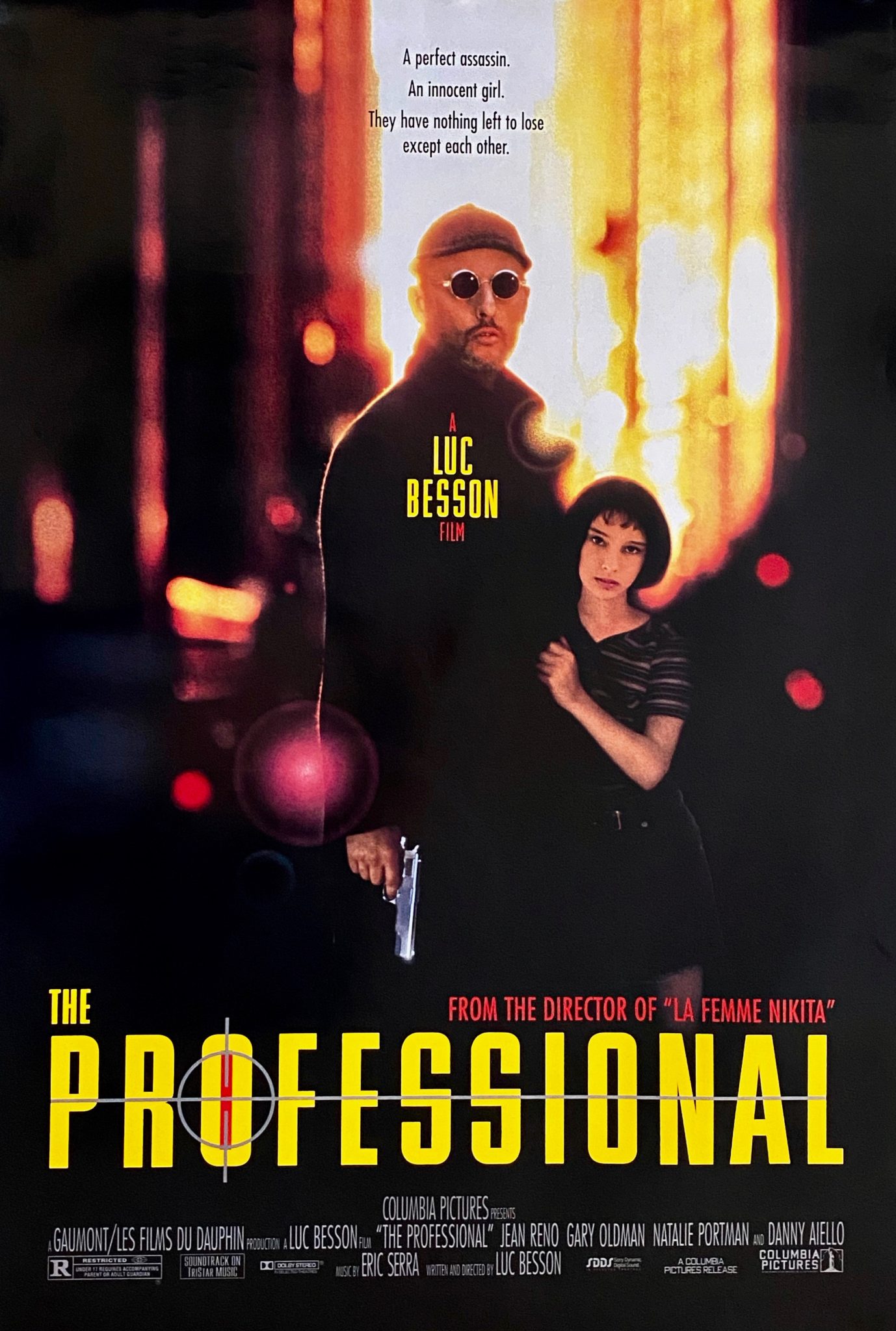 Film De Luc Besson Avec Jean Reno Original Leon: The Professional Movie Poster - Luc Besson - Jean Reno