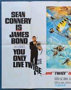 Original James Bond: You Only Live Twice Movie Poster - Sean Connery