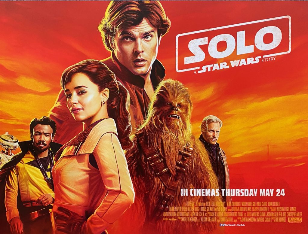SOLO A STAR WARS STORY 2018 Advance Han Version DS 2 Sided 27X40" Movie Poster 
