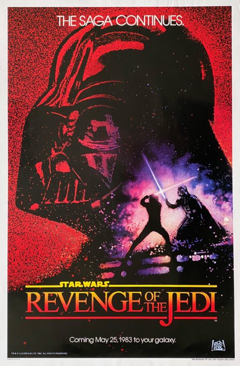 Star Wars Revenge of the Jedi Movie Poster
