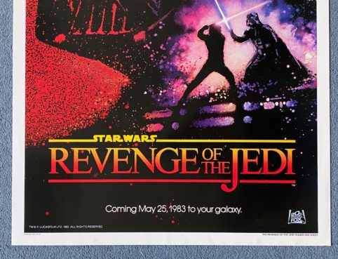 Star Wars Revenge of the Jedi Movie Poster