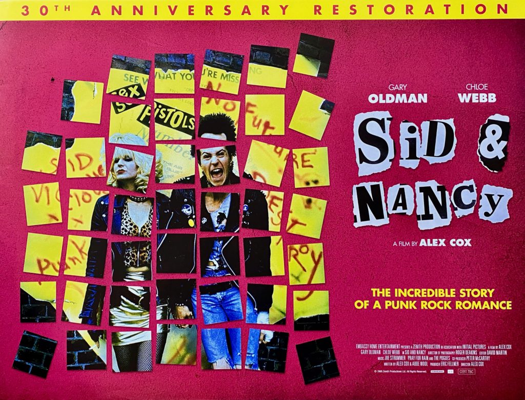 Original Sid And Nancy Movie Poster Sid Vicious Sex