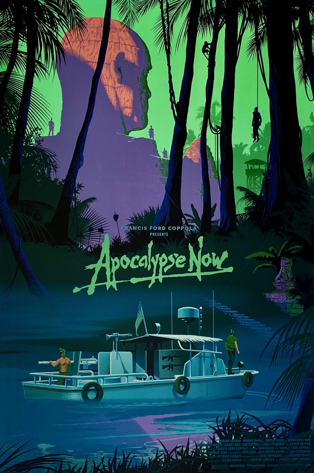 Original Apocalypse Now Movie Poster Marlon Brando Laurent Durieux