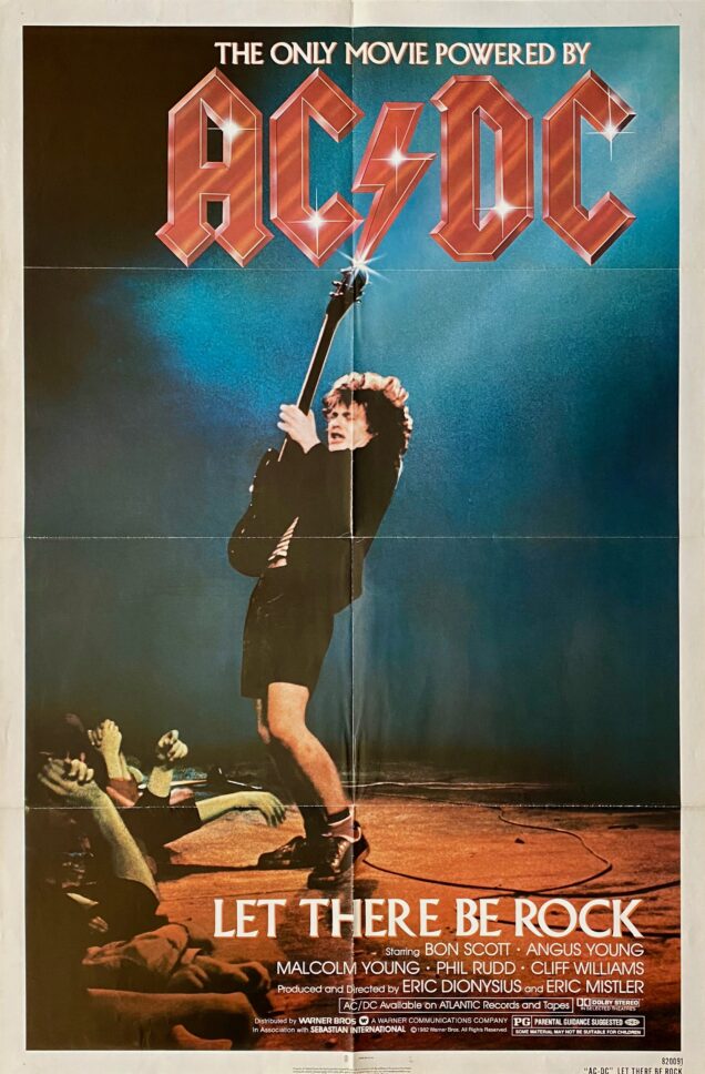 Original AC/DC: Let There Be Rock Movie Poster - AC/DC - Heavy Rock