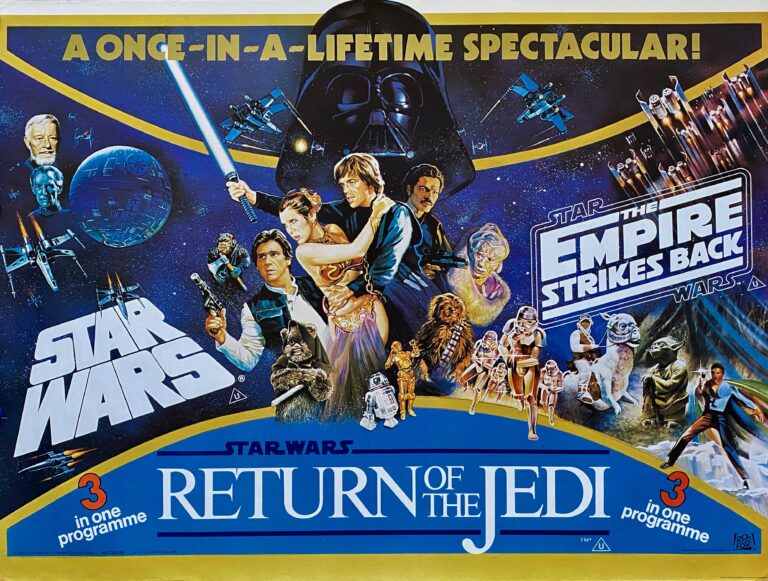 Star Wars - The Empire Strikes Back - Return of The Jedi Movie Poster