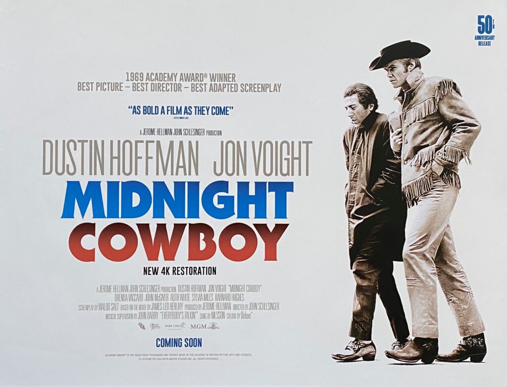 Ratso Rizzo movie poster midnight cowboy Dustin Hoffman 1970s
