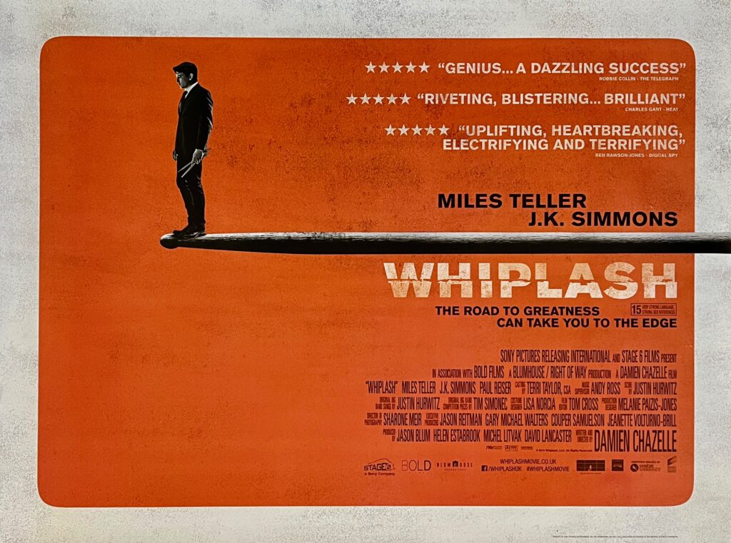 WHIPLASH MOVIE POSTERS visual data 3