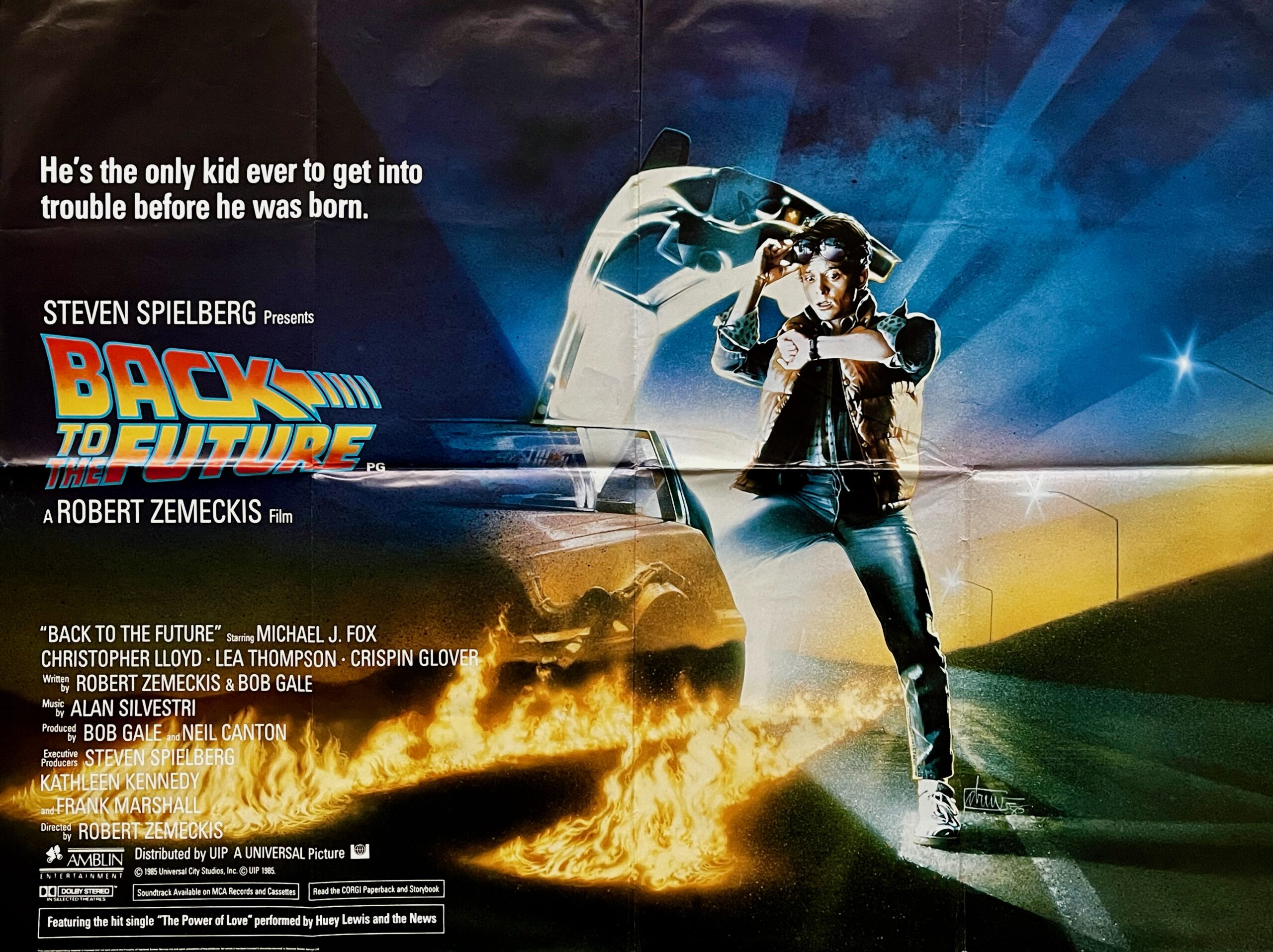271809 back to the Future Classic Movie Print Glossy Poster De 