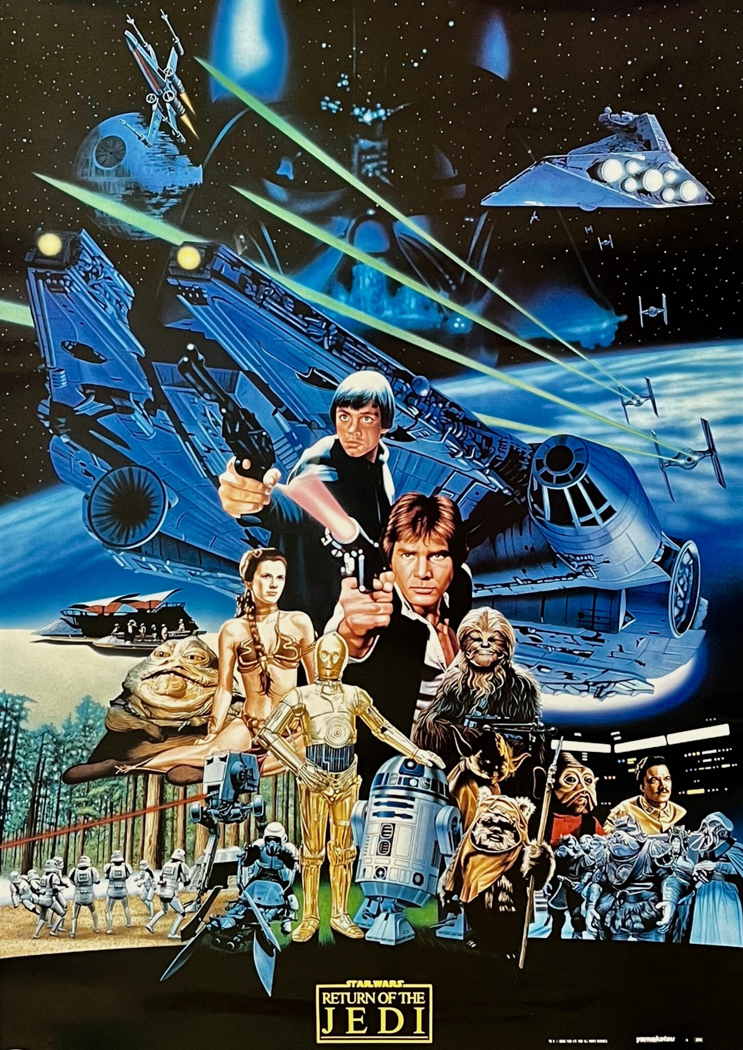 Star Wars Episode VI Return of the Jedi Movie Poster Yamakatsu B2
