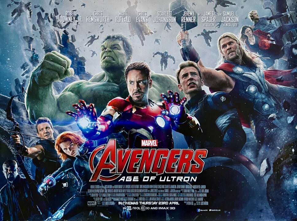 Original Avengers: Age of Ultron Movie Poster - Vision - Wanda Maximoff