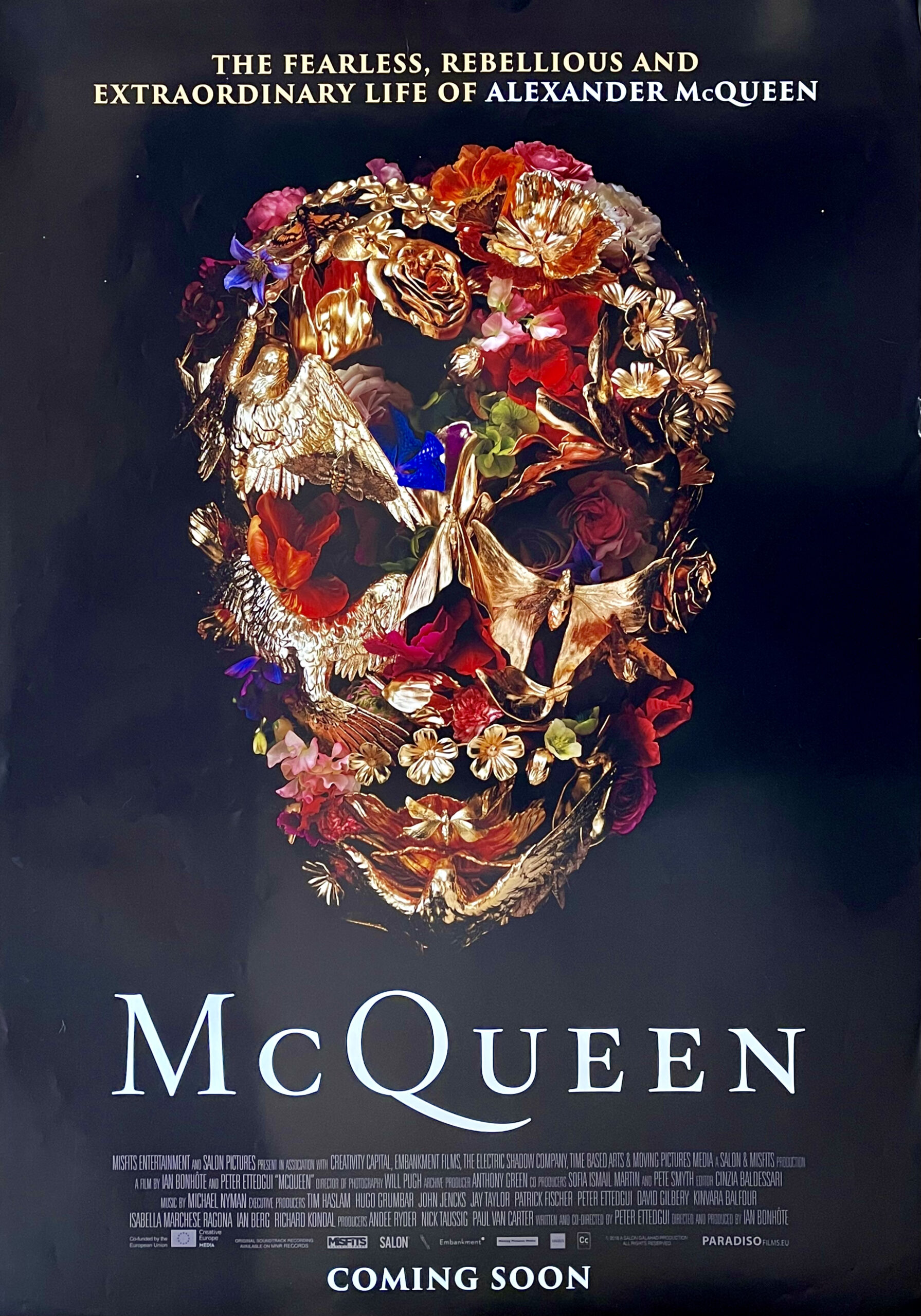 Original McQueen Movie Poster Alexander McQueen Fashion Designer
