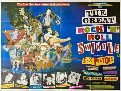 Original The Great Rock 'n' Roll Swindle Movie Poster - Sex Pistols - Punk