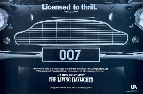 James Bond: The Living Daylights Film Poster