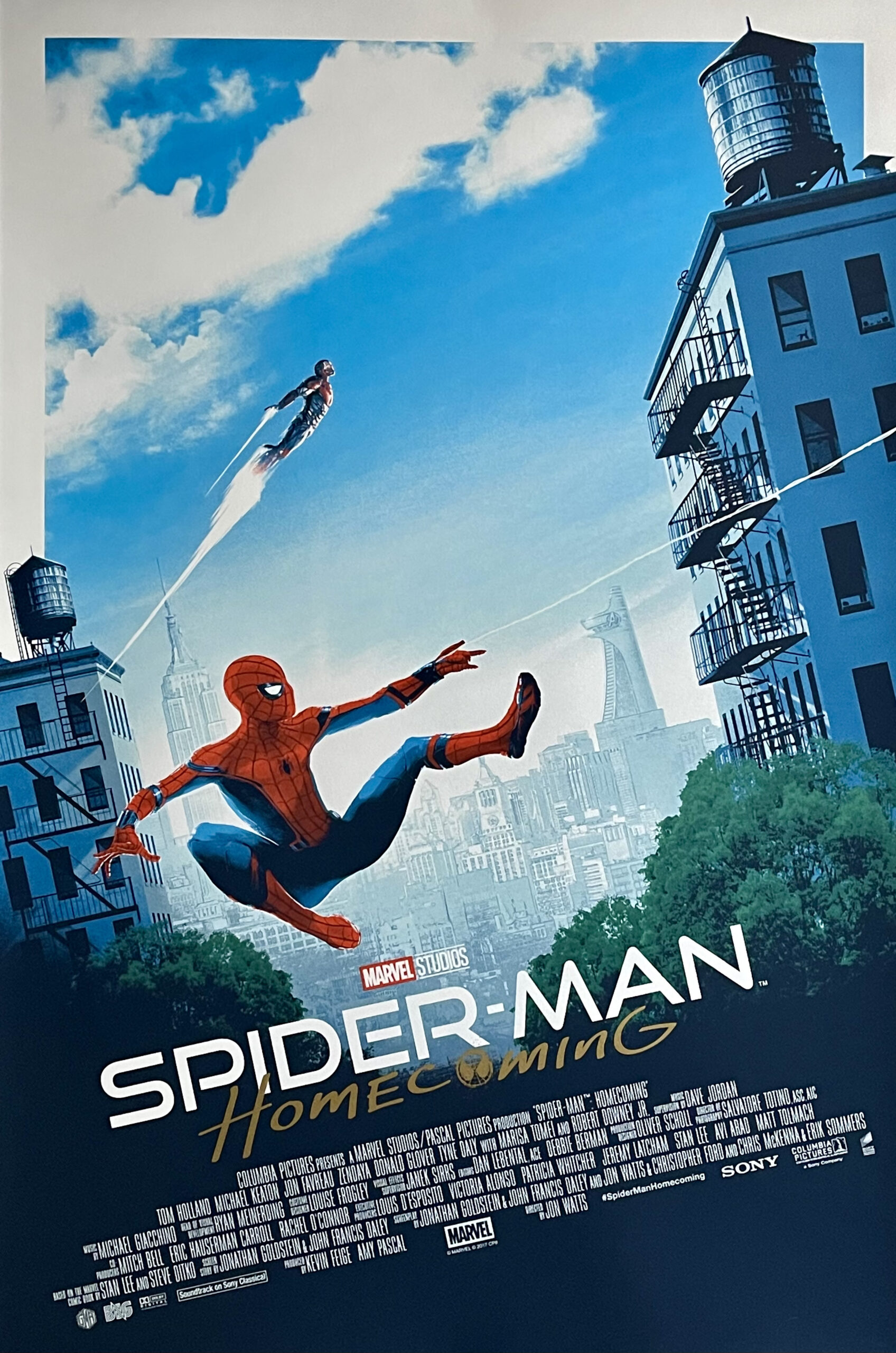 Original Spider Man Homecoming Movie Poster Tom Holland Marvel