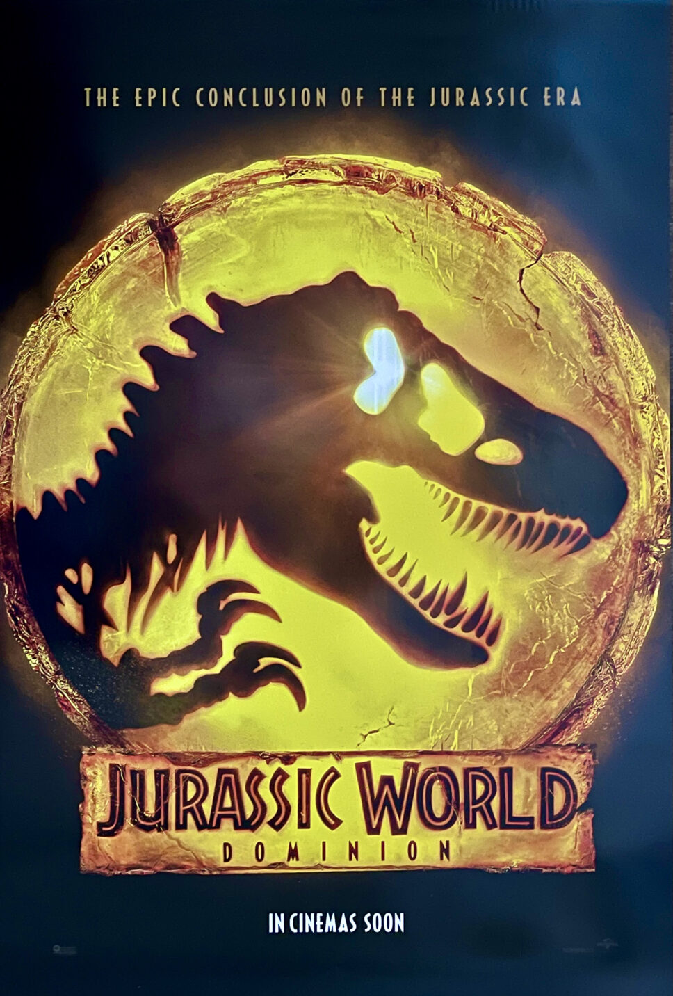 Original Jurassic World: Dominion Movie Poster - Chris Pratt - Dinosaurs