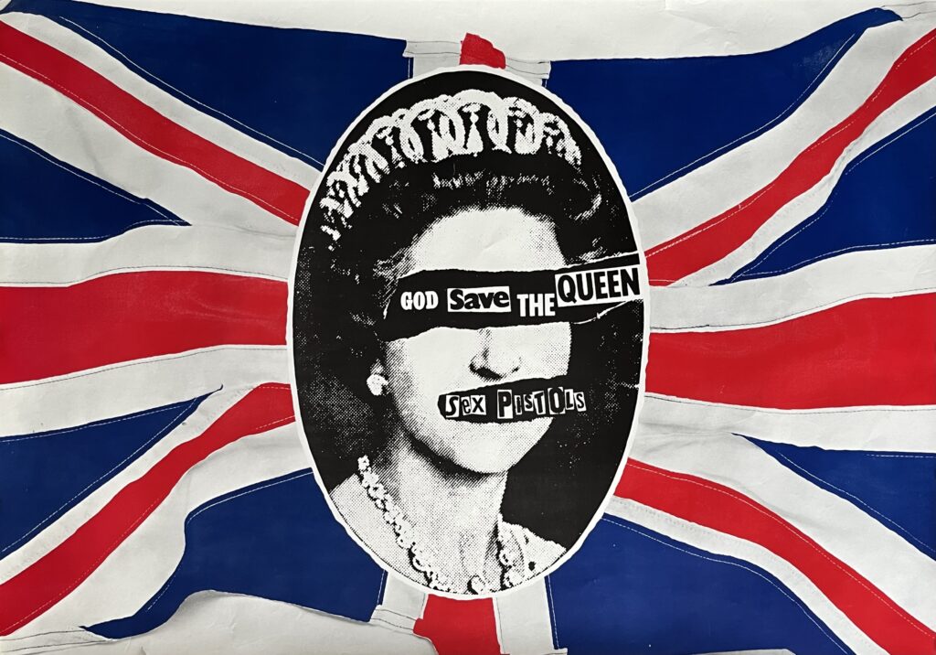 Original THE SEX PISTOLS - God Save the Queen Promotional Poster